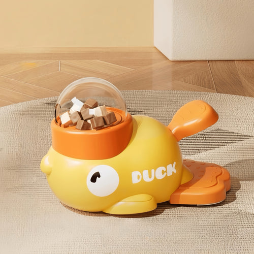 Press n Eat Cat Treat Duck Dispenser Interactive Automatic Feeder